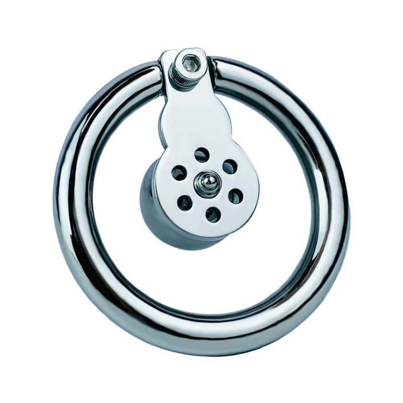 FRRK Wearable version with belt, solid massage steel ball, detachable chastity device, male negative chastity lock BDSM