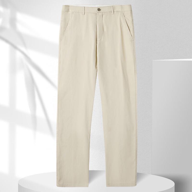 Men's 100% Cotton Business Casual Trousers