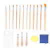 Oil Paint Brush Set Hook Line Acrylic Watercolor Brush Palette Scraper Tool for People At All Stages