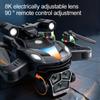 New V188 RC Drone 8K HD Aerial Photography ESC Three Cameras Optical Flow Positioning Obstacle Avoidance WIFI FPV Brushless Quadcopter Toy Gift
