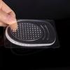Shoe Partner Transparent Silicone Heel Pad, 1cm Height Boost for Men and Women