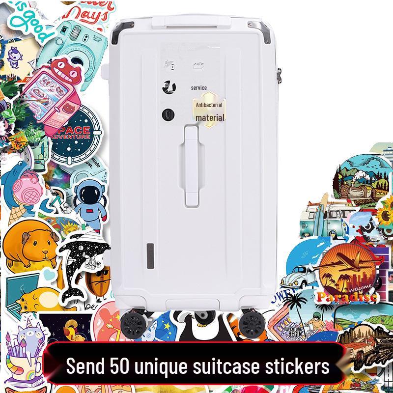 Большая пятиколесная дорожная сумка-чемодан с тормозом и кодовым замком