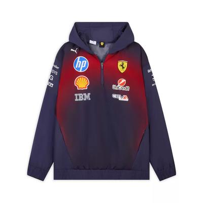 X Ferrari Racing Series Свободный дышащий пуловер с капюшоном с длинным рукавом Свитшот Мужской свитшот 71396201