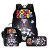Kids Cartoon Backpack Set With Lunch Bag Pencil Case - Lightweight Ergonomic School Grades 1-6