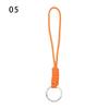 Self-Defense High Strength 8 Styles Parachute Cord Key Ring Paracord Keychain Lanyard Round Buckle