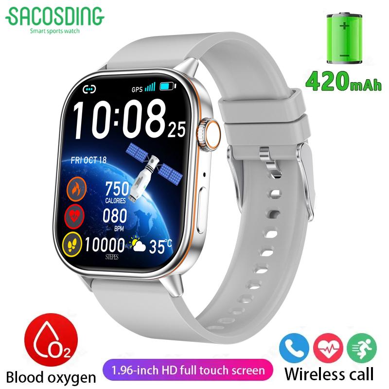 2025 GPS Positioning Smart Watch Lightweight Fashionable Sports Compass Outdoor Adults Men Women's SmartWatch Health SOS Elderly