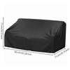 Furniture Set Cover Wipe-Clean for Outdoor Seating Area