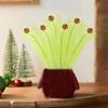 5 шт. Искусственные пампасные травы Рождественские елочные украшения Зеленые рождественские украшения для офисной вечеринки Домашнее украшение Навидад 43 см