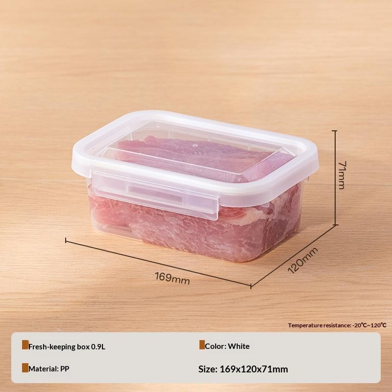 Контейнер для хранения замороженных продуктов с одинарной защелкивающейся крышкой, портативный, с отделениями, органайзер для холодильника и морозильной камеры, для порционной упаковки мяса, лука, имбиря
