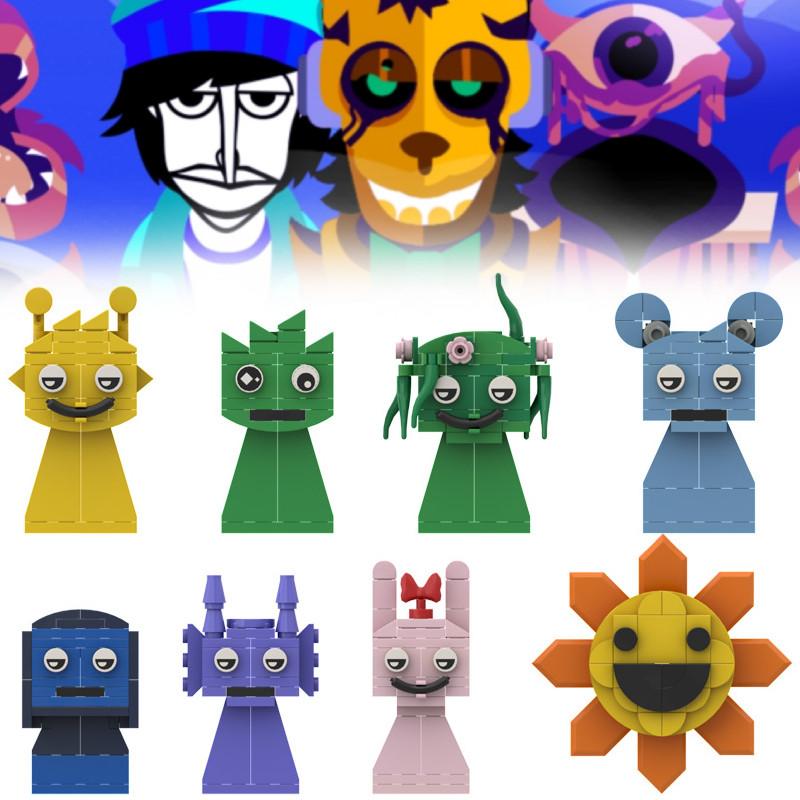 Building Incredibox Sprunki Blocks Set Construction Educational Toy Game Diy