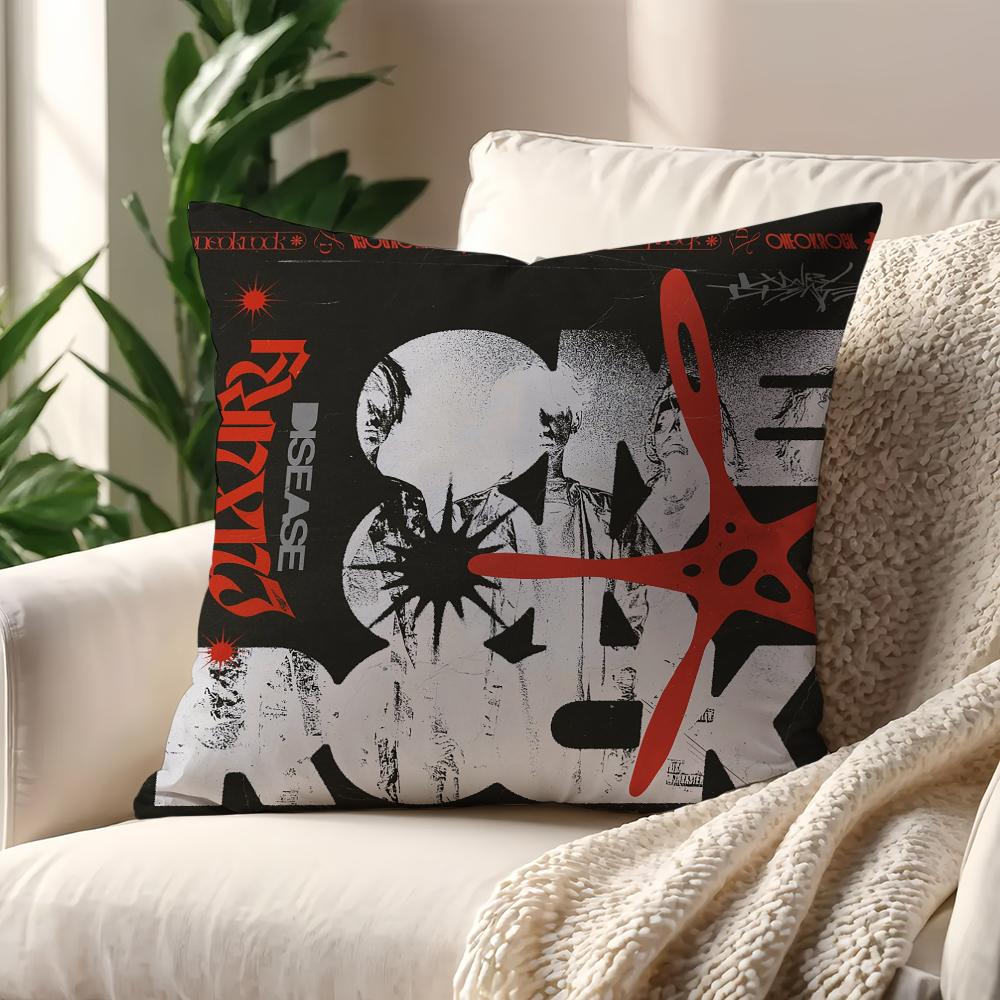 One Ok Rock Band cushion cover For Pillow Printing Sofa Decoration Home Car Room Coffee Shop Office Nordic Simplicity