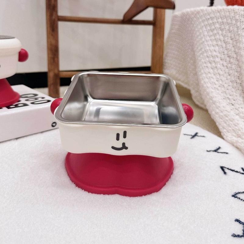 Миска для домашних животных на высокой ножке, защита шеи, миска для кормления и воды для кошек и собак, высокая, противоскользящая и анти- из нержавеющей стали