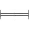 Window Grille 175 x 60 cm Powder Coated Steel Black