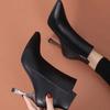 Fashion Zip Booties Plus Big Size Black Leather Ankle Boots for Women Large Warm Chic and Elegant Hot Autumn Pu Boot Woman Short Shoes