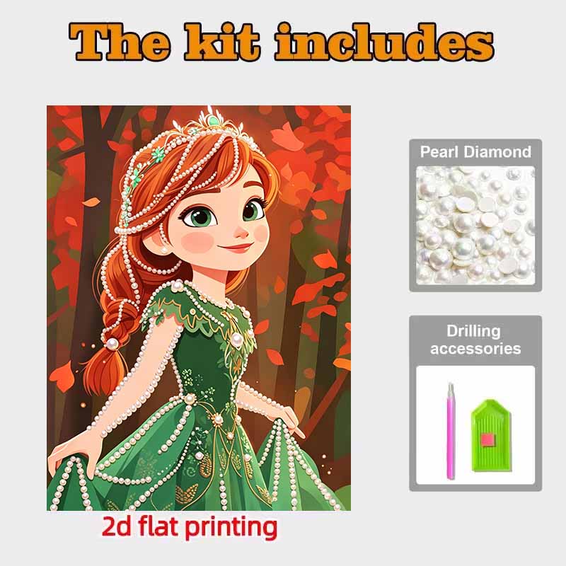 Disney DIY Жемчужная живопись Замороженная Анна Домашнее украшение стен Жемчужные драгоценные камни Картины Поделки Домашнее украшение