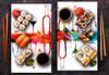 GLASS CUTTING BOARD 2x 30x52 WINE
