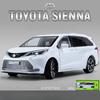 1:24 Scale SIENNA MPV Van Toy Car Model Diecast Miniature Pull Back Sound & Light Doors Openable Collection Gifts for Boy Kid
