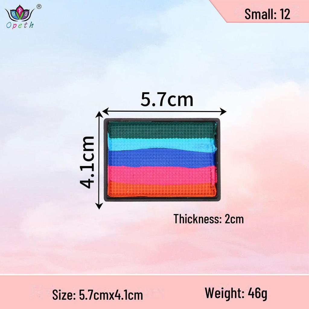 Водорастворимая радужная краска для лица для детей