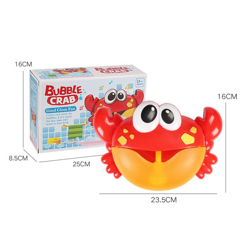 Premium Quality Crab Bubble Maker And Music Toy For Baby Bath Time Entertainment