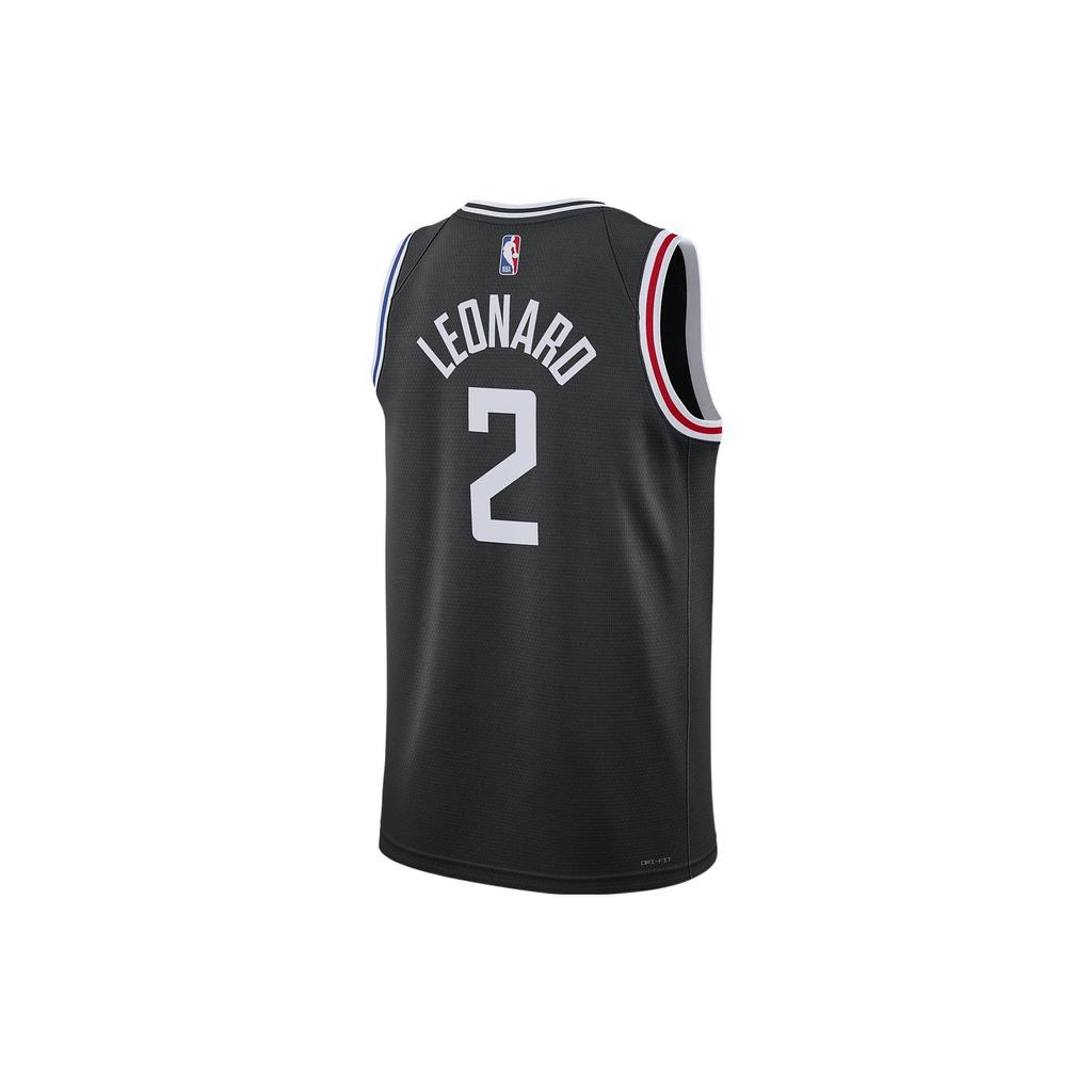 Nike NBA LA Clippers Kawhi Leonard Dri-FIT Jersey Black Unisex Streetwear DO9596-010