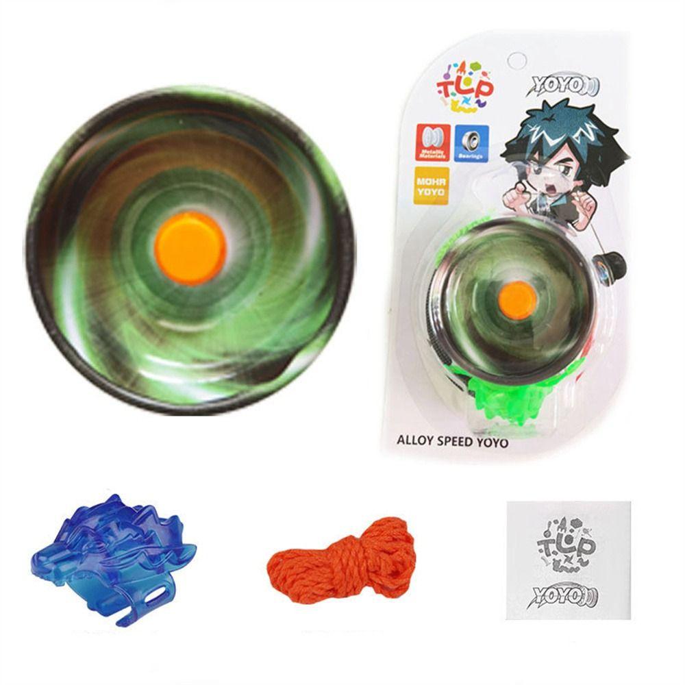 Kids Beginners Interesting Toy High Speed Metal Yoyo Luminous Yoyo Competition Yo-Yo Aluminum Yoyo