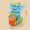Забавная игрушечная машинка-слон, Электронные подвесные шарики для питомцев со звуком и светом для мальчиков и девочек, Рождественский подарок