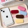 Осенне-Зимнее Складное Зеркало для Макияжа и Держатель для Телефона из Искусственной Кожи - Модное Клейкое Зеркало Двойного Назначения (Горизонтальная вертикальная)