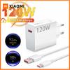 Xiaomi 120 Вт EU Супербыстрое зарядное устройство Для Xiaomi 13 14 15 17 Pro Max Redmi Note 13 14 15 Pro POCO X6 X7 F8 Type C USB Кабель Турбо-зарядки