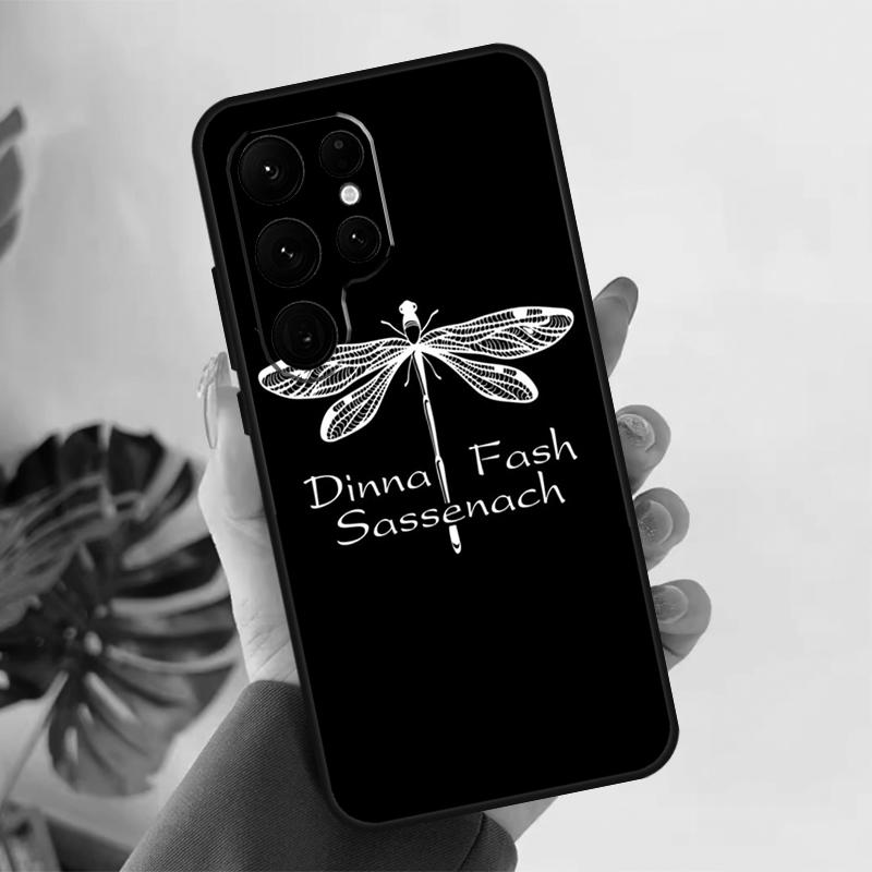 Outlander Sassenach Dragonfly Soft Case For Samsung Galaxy S21 S22 S23 S24 S25 Ultra S9 S10 Plus S20 FE S24 FE Phone Cover