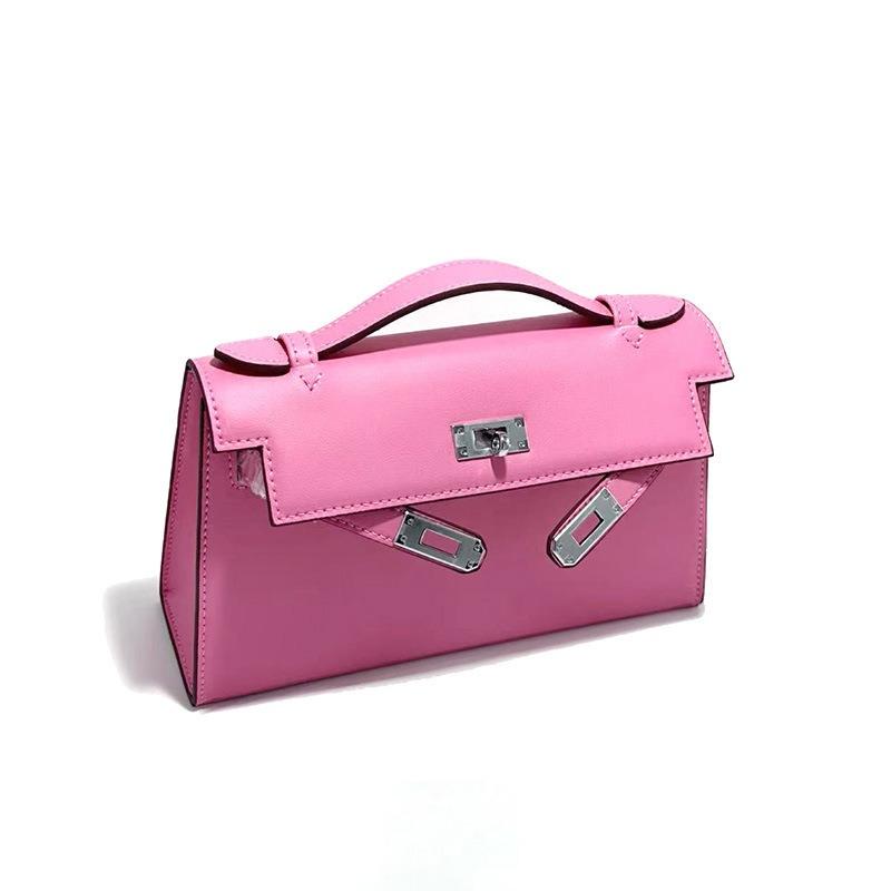 Весна и лето новая кожаная мини сумка через плечо портативная цепочка женская сумка легкая роскошь