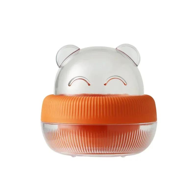 Beauty Egg Storage Box Cute Little Bear Portable Sponge Breathable Powder Puff Makeup Eggs Makeup Dust Cleaning Boxs