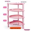 Multi-Layer Floor-Standing Kitchen Rack: Fruit, Vegetable, Pot, Basket, Bowl, Plate and Seasoning Organizer for Home & Bathroom.