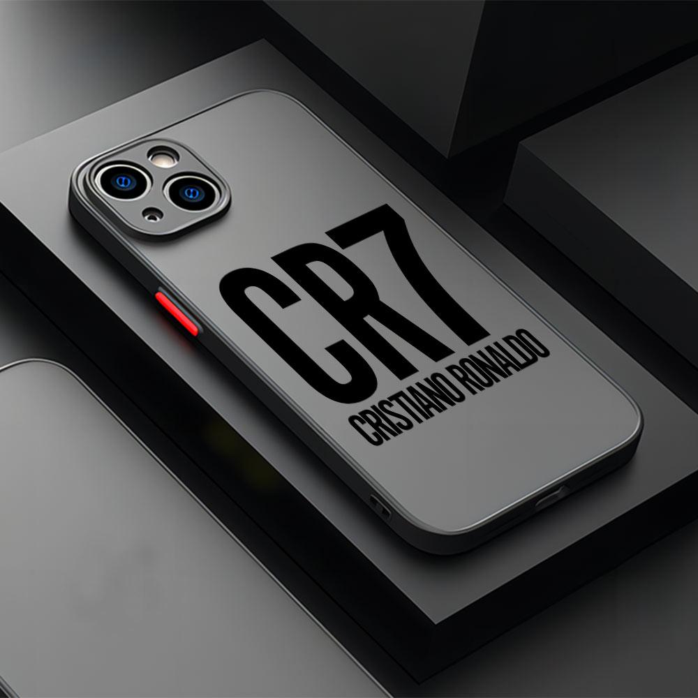 Известные футболисты C-CR7 Чехол для телефона для iPhone 17 16e 16 15 14 13 12 11 Mini Pro Air Max X XR XSMax Plus Матовый Прозрачный Чехол