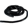 TRUSCO Electric Wire Protection Slit 35mm TKL32PEBK Tube, 5m, Diameter, Black,