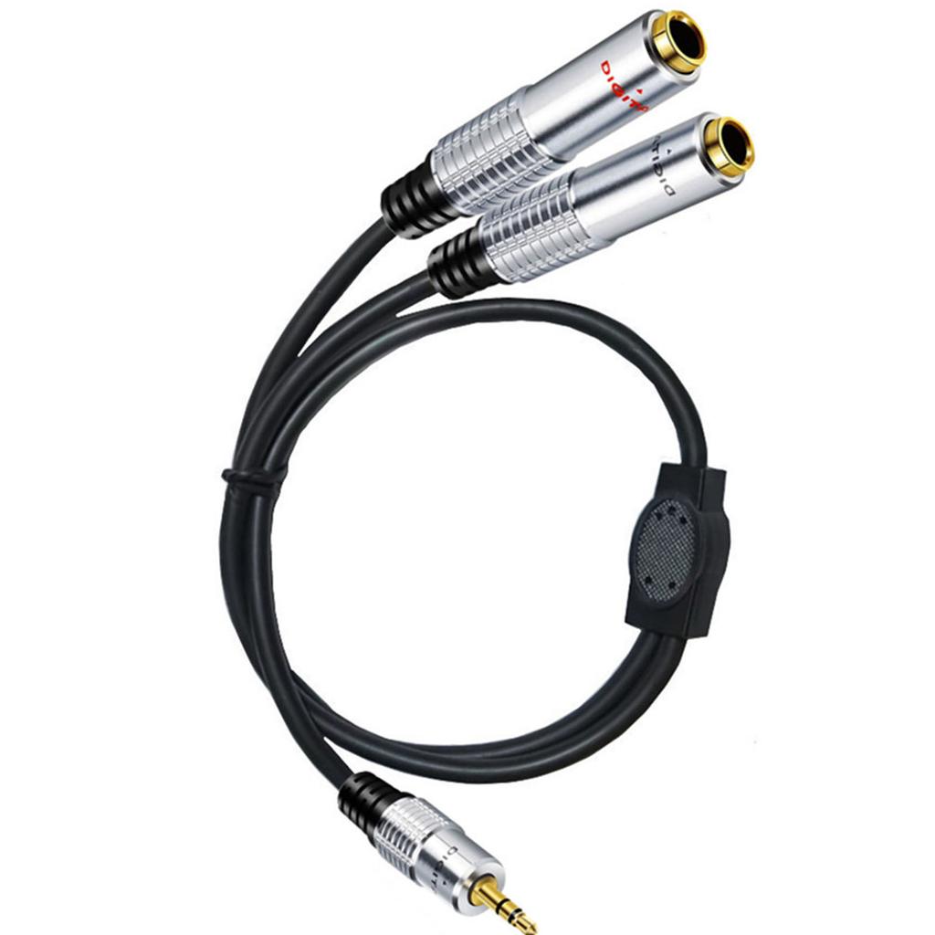 3.5mm to 6.35mm Microphone Cable 6.35mm Female to 3.5mm Male Mic Cable Balanced Shielded 6.35mm Cable for Mic Mixer