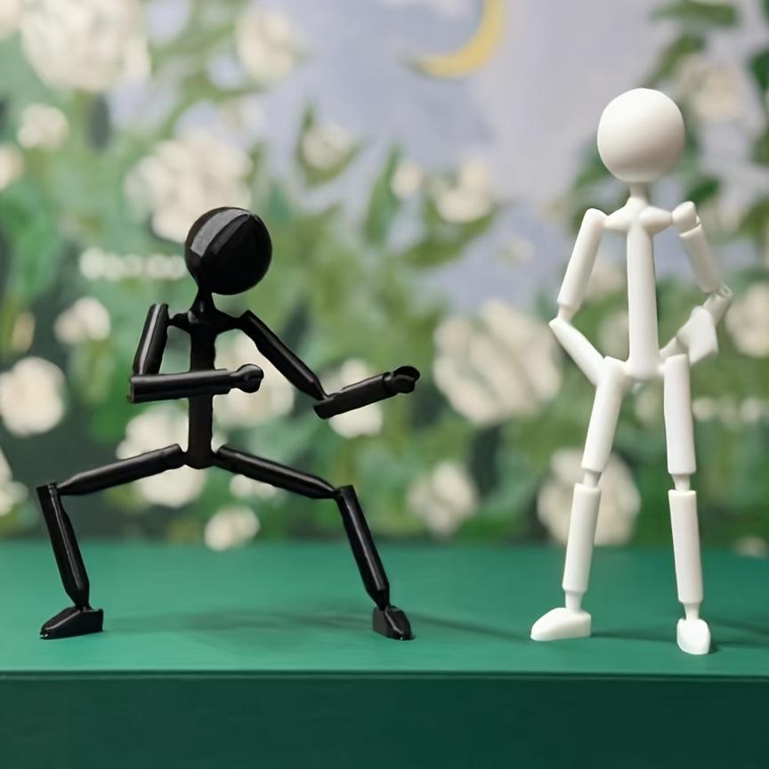 3D-печатная шарнирная манекен-эскиз Подвижная арт-фигурка для рисования комиксов Настольное украшение