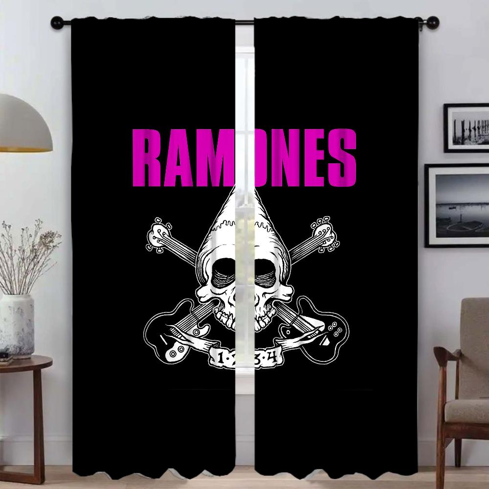 Разделительные шторы Ramones для современной гостиной, шторы для затемнения, шторы для домашнего интерьера, 2 штуки, тюль для штор на окна в спальню