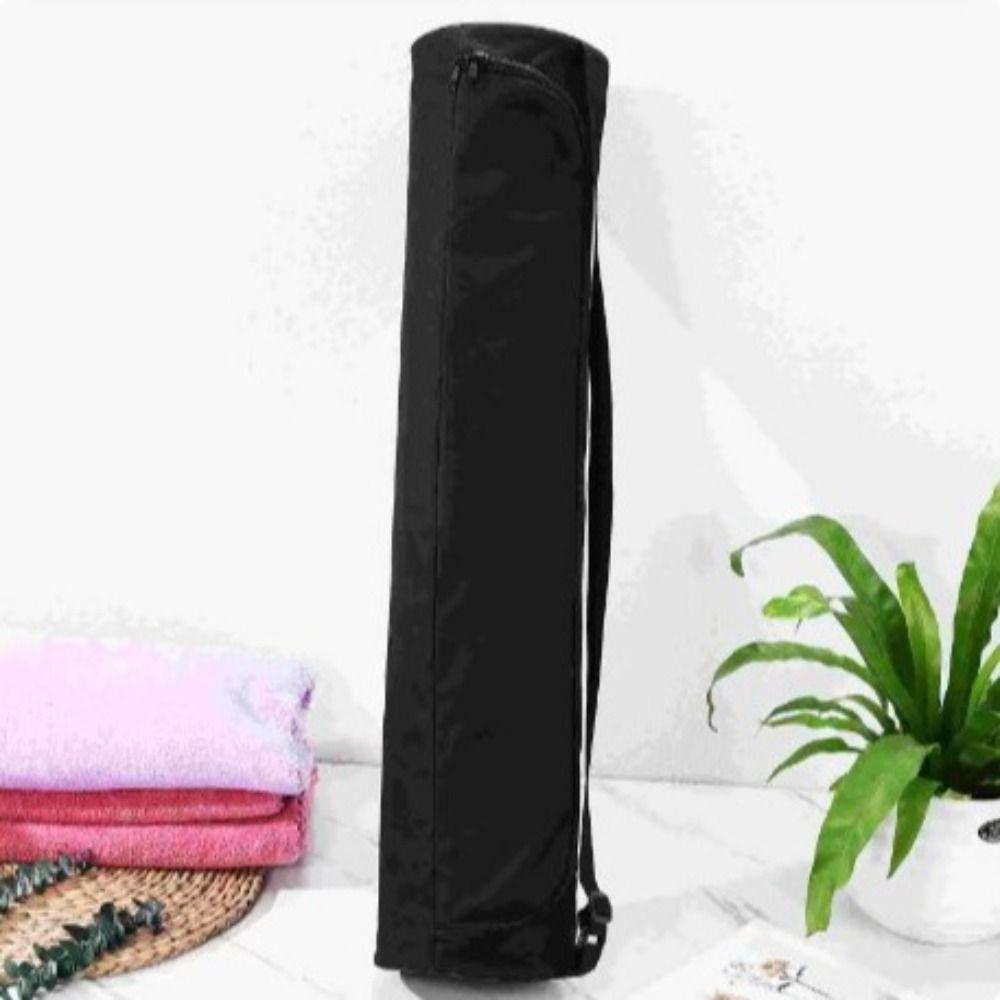 Folding Pilates Mat Backpack Double Zipper Sports Pad Cover Shoulder Bag Yoga Mat Bag  Dance