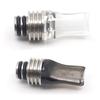 510 Pipette Dripper Straw Tip Plastic + Stainless Steel Flat Taste Straw Joint Accessories
