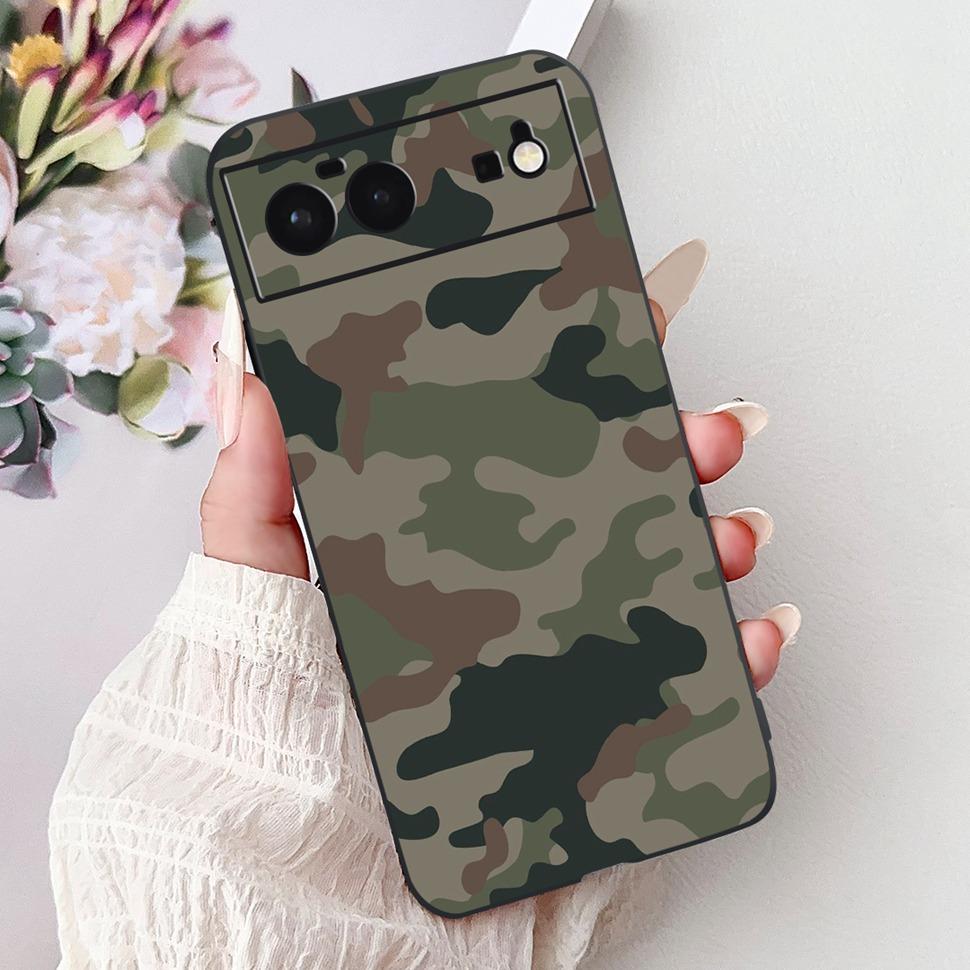For Google Pixel 6 Case Cute Animals Soft Silicone Phone Cases For Google Pixel 6 Pixel6 Coque Ultra-thin TPU Back Cover Housing