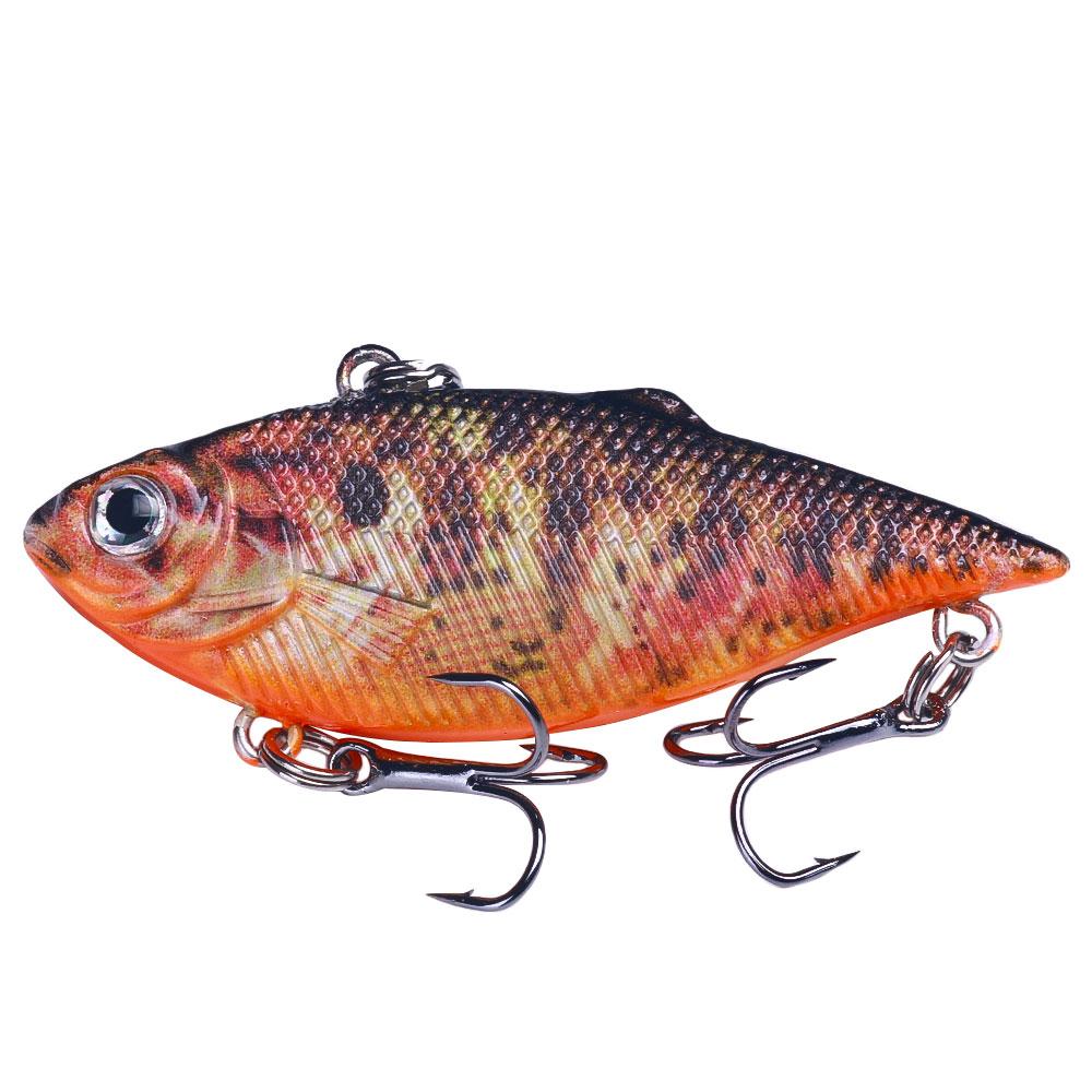 1pcs  Lipless Crankbait Rattling VIB Artificial Fishing Lure  Long Casting Sinking Wobbler Plastic Hard Bait