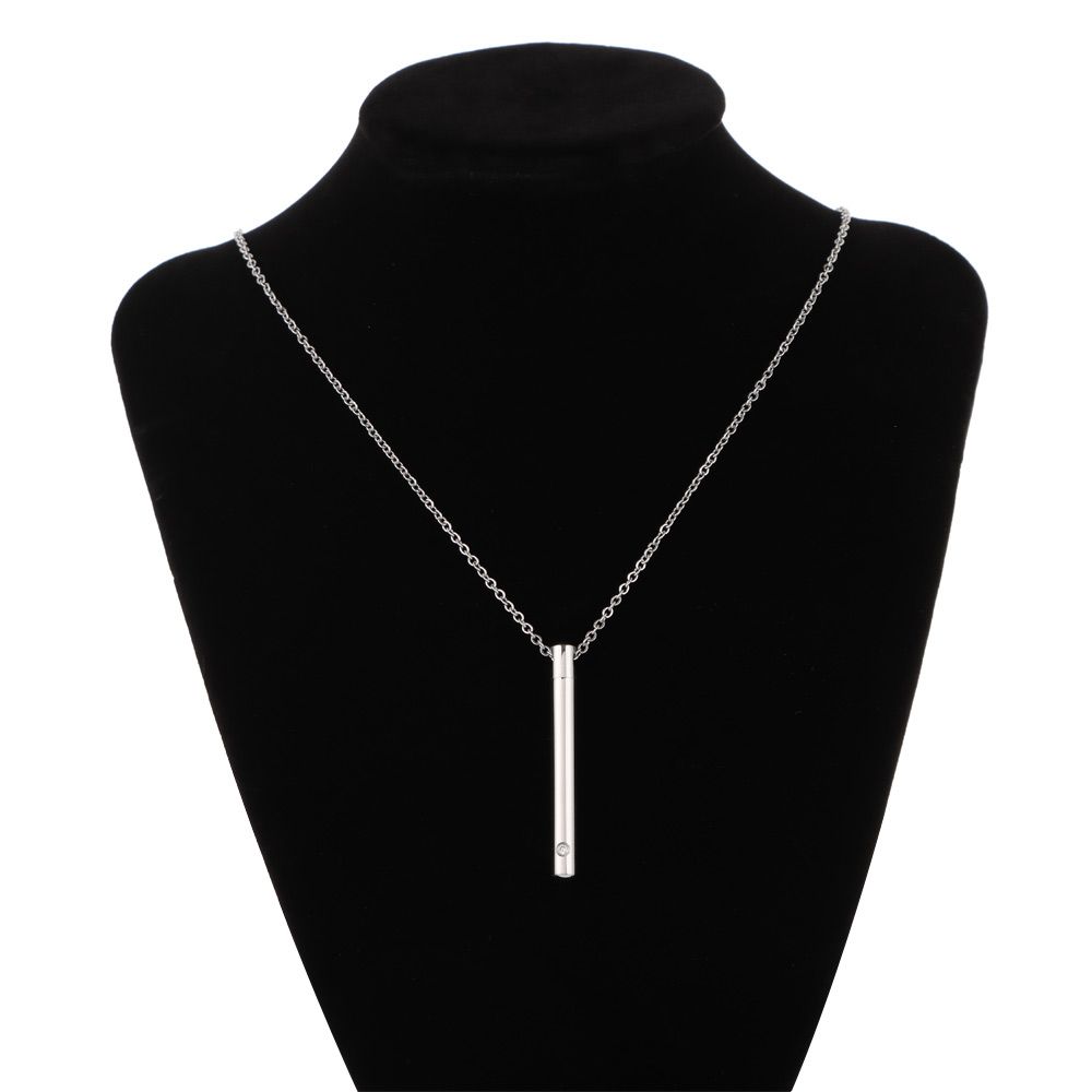 Fashion Lucky Charm Ash Urns Perfume Vial Necklace Aroma Diffuser Long Chain Wishing Bottle Pendant