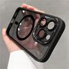 Luxury Clear Magsafe Lens Camera Protection Case For iPhone 15 Pro Max 14 Plus 13 12 11 Wireless Charge Shockproof Bumper Cover