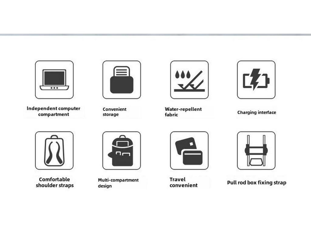 Men's Large-Capacity Waterproof Business & Travel Backpack