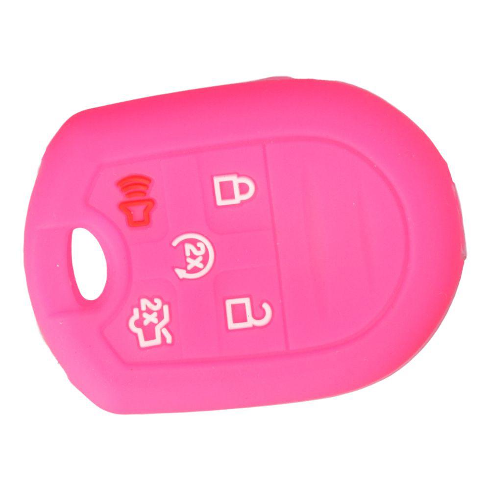 4/5 Buttons Silicone Case Durable Car Key Shell Accessories Car Key Cover for Ford Car