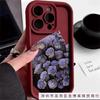 Арт Темная Ночь Роза для чехла мобильного телефона iphone16pro Apple 15 противоударный 14/13promax новый 12