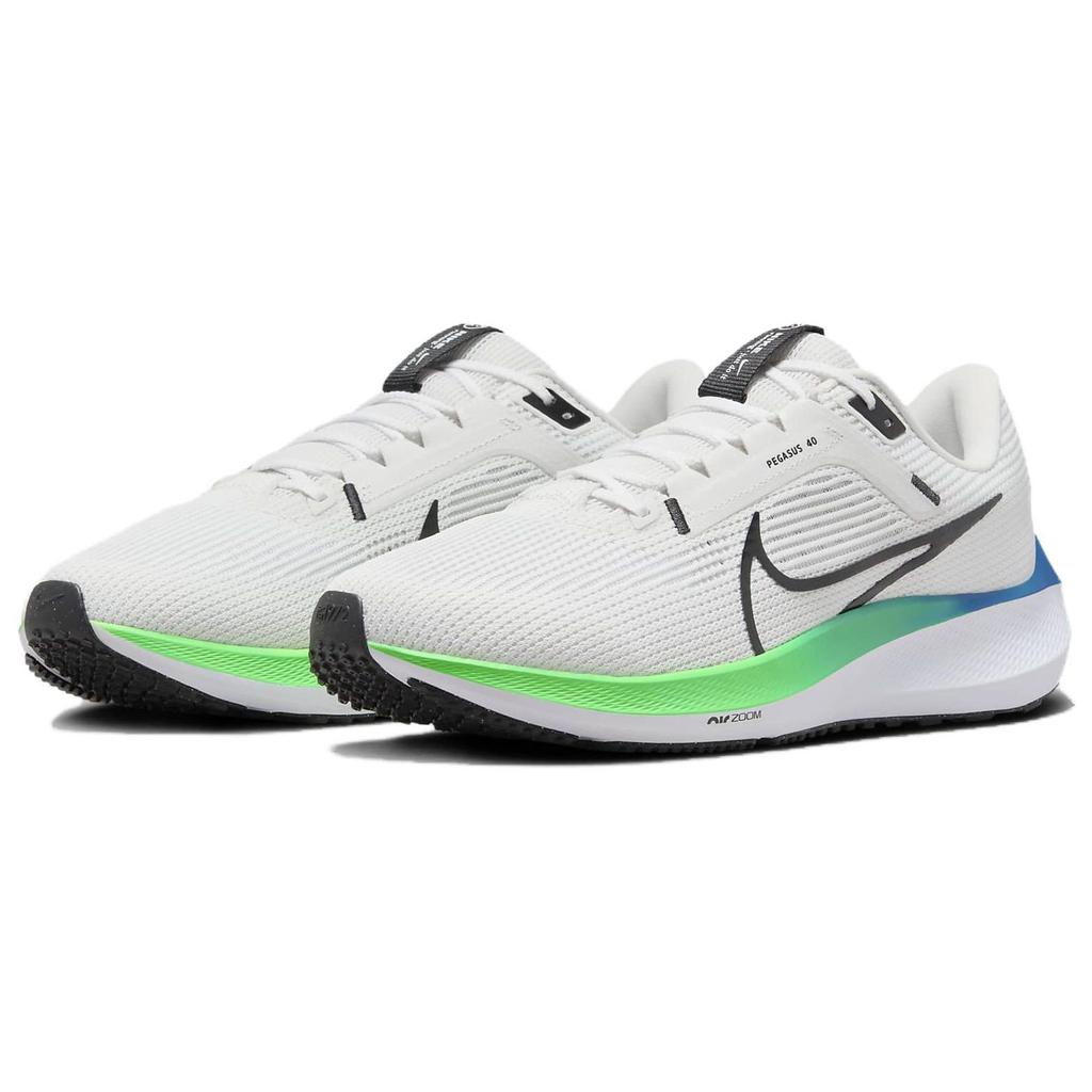 Nike Air Zoom Pegasus 40 Platinum Tint Green Strike Мужские кроссовки Белый Черный DV3853-006