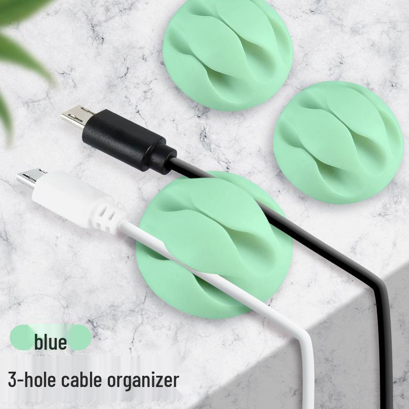 Desktop Cable Organizer and Earphone Storage Clip