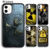 Радиоактивный предупреждающий знак Чехол для телефона Для iPhone 16 15 14 plus XS XR 11 12 mini 13 pro max coque Оболочка Fundas