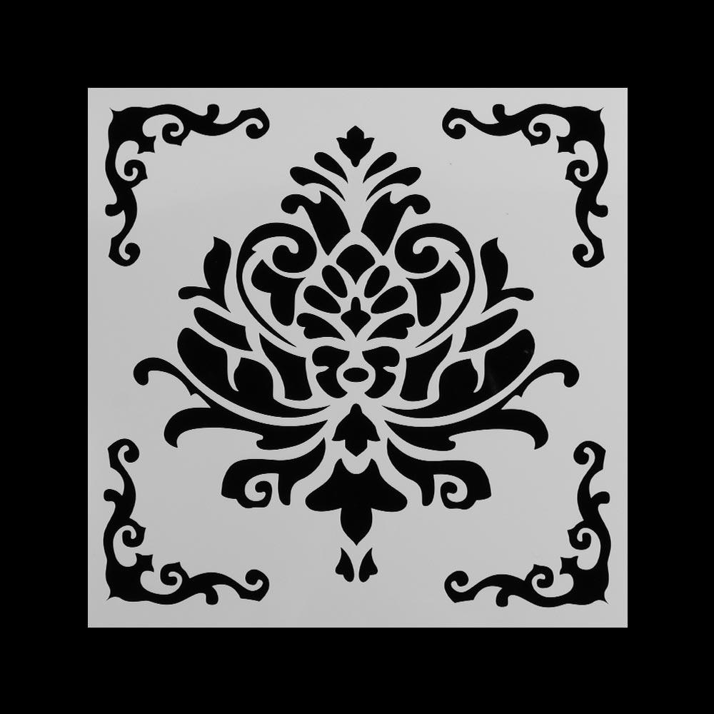 DIY выдолбленный шаблон для рисования Изготовление мебели, покраска карт, доска для рисования, набор трафаретов в виде мандалы